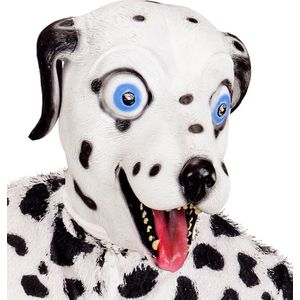 Widmann - Hond & Dalmatier Kostuum - Cartoony Masker, Dalmatier - Zwart / Wit, Wit / Beige - Carnavalskleding - Verkleedkleding