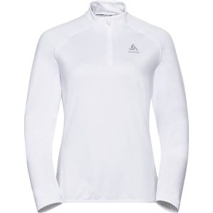 Odlo Middenlaag Loopshirt Halve Rits BERRA LIGHT WIT - Maat M