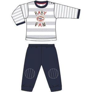 Psv Baby Pyjama Zwart/grijs/wit Maat 62/68