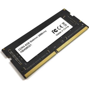 8 GB DDR4 1Rx16 PC4-21300 SDram S0dimm NB4S8G01 2666 MHZ CAS CL19 (19-19-19) laptop geheugen