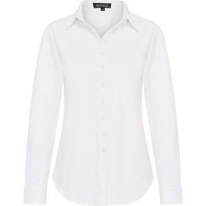 Mi Piace Travelstof blouse Dames - Wit - Elegant & Kreukvrij - Maat L/40 - 60840