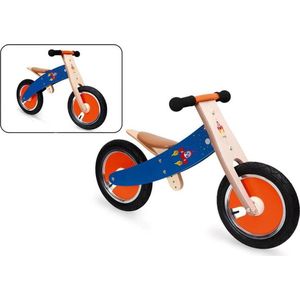 Scratch Balance Bike - Loopfiets - Jongens en meisjes - Rood;Blauw - 12 Inch