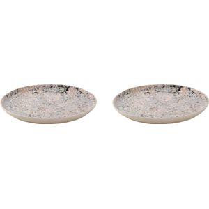 Palmer Bord Confetti 27 cm Roze Stoneware 2 stuk(s)