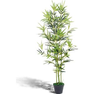 Kunstplant bamboe – voor binnen – in pot – bamboeplant - 120 cm
