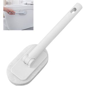 Badborstel met lange handgreep - Reinigingsborstel met comfortabele handgreep voor toilet, tegels en badkuipen.
