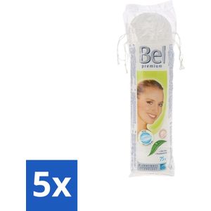 Hartmann Bel - Wattenpads Premium Klein Rond - 75 stuks per verpakking - Bulkverpakking - 5 stuks