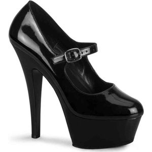 Pleaser - KISS-280 Hoge hakken - US 6 - 36 Shoes - Zwart