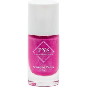PNS Stamping Polish No.36 Barbie Roze met Glitter