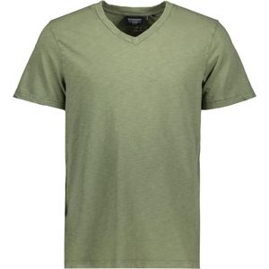 Superdry T-shirt V Neck Slub Ss T Shirt M1011889a Sea Spray Green Mannen Maat - XXL