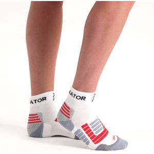 Gladiator Sports Compressiesokken - Hardloopsokken - Steunsokken - Sportsokken - Hielspoor - Per Paar - Wit - L