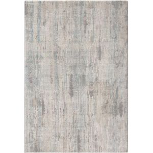 Flycarpets Balos Gestreept Vintage Vloerkleed - 80x150cm - Grijs