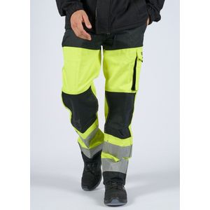 Hydrowear 043601 Multinorm Broek Mallorca - Fluor Geel - Zwart - 52