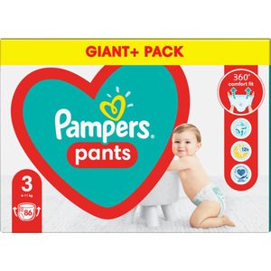 Pampers Baby-Dry Pants Luierbroekjes - Maat 3 (6-11 kg) - 86 stuks - Mega Pack