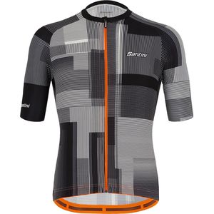 Santini Karma Kinetic Jersey Met Korte Mouwen Grijs M Man