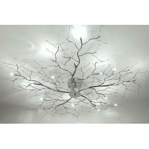 Lumidora Plafondlamp 70465 - Plafonniere - VARANASI - 10 Lichts - G9 - Chroom - Metaal - ⌀ 100 cm