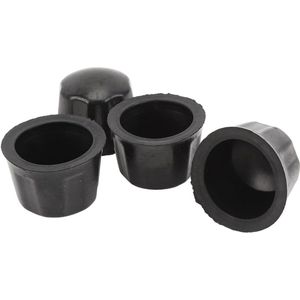 ATV-Wielstofkap - Trailerstofkap - Eenvoudige Installatie - 4 STUKS - Effectieve Bescherming voor ATV Quad Go Kart Velgen Wielen 110 125 250 (Rubber)