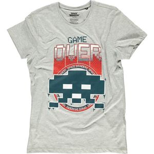 Space Invaders - Game Over Heren T-shirt Grijs