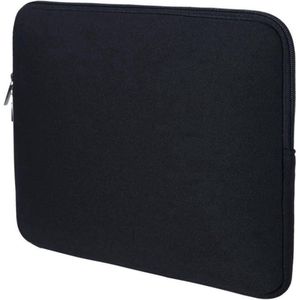 LuxeBass Zwart universele sleeve hoes Macbook / Laptop 11 - 11.6 Inch