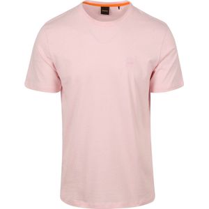 BOSS - T-shirt Tales Lichtroze - Heren - Maat 4XL - Regular-fit