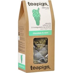 teapigs Chocolate & Mint - 15 Tea Bags (6 doosjes)