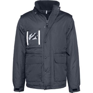 WK. Designed To Work Workwear Parka Met Afritsbare Mouwen WK6106 - Navy - S