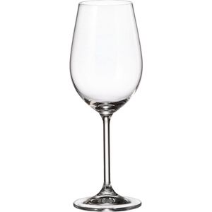6x kristallen witte wijn wijnglazen - Colibri - Bohemia kristal - set 6 stuks