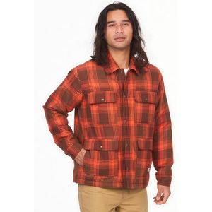 Marmot Ridgefield Sherpa Flannel Shirt Met Lange Mouwen Oranje XL Man