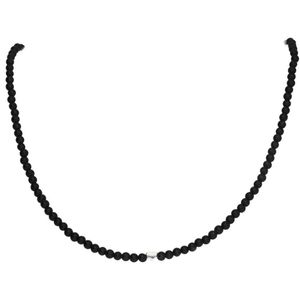 Bela Donaco - Ketting Classic B3 – Onyx – Sterling Zilver