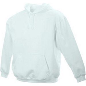 James and Nicholson Unisex Hooded Sweatshirt (Wit)