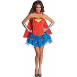 Sexy Wonder Woman™ kostuum voor dames - Verkleedkleding - Small