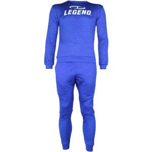 Legend Joggingpak dames/heren met trui/sweater Blauw Maat: XL