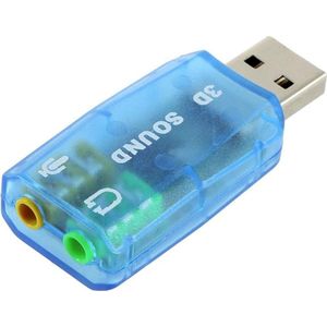 Externe USB Geluidskaart Adapter 51 CH - Sound Card / Audio Kaart Dongle - PC & Mac