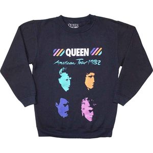 Queen - American Tour 1982 Sweater/trui - S - Blauw