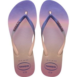 Havaianas Slim Gradient Sunset Dames Slippers - Lemon Yellow - Maat 35/36