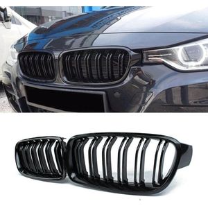 Sport Grille Nieren Bmw F30 F31 F35 3 Serie Glans Zwart M3 Look Exclusieve look LCI Styling