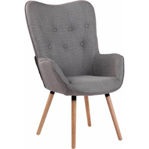 CLP Ashford Lounger - Stof grijs natura