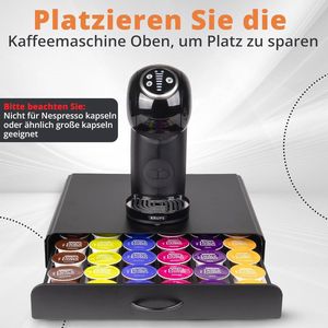 Koffie Capsulehouder - Koffiecapsule Opbergrek Capsule Opslag Houder Capsuledispenser Padhouder Capsulestandaard, Coffee Pod Holder Capsule Rack Keuken Kantoor