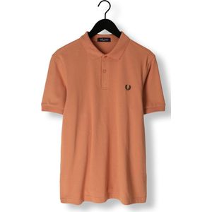 Fred Perry The Plain Fred Perry Shirt Polo's & T-shirts Heren - Polo shirt - Oranje - Maat S