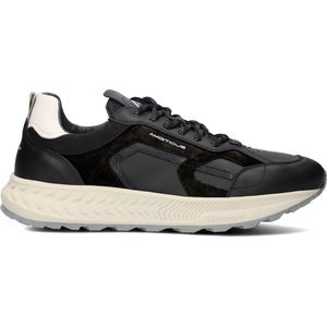 AMBITIOUS Venture Sneakers - Leren Sneaker - Heren - Zwart - Maat 44