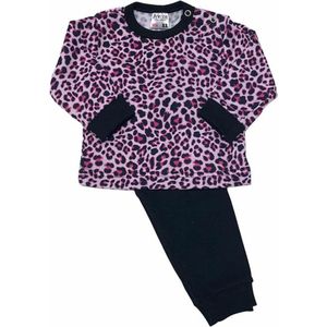 Beeren Bodywear Panther Pink/Zwart Maat 86/92 Pyjama 24-423-007-P105-86/92
