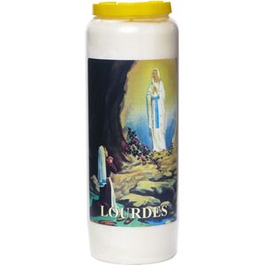 Noveenkaars wit - O.L.V. Lourdes