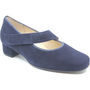 Hassia, 7-302454-3200, Blauwe brede bandschoenen