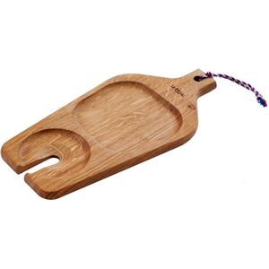 Le Régal serveerplank met wijnhouder 30 cm La Bouteille