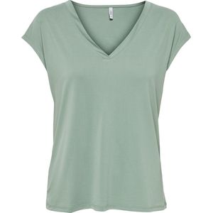 Only T-shirt Onlfree S/s Modal V-nec Top Box Jrs 15287041 Lily Pad Dames Maat - XS