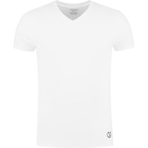 2-pack B.Bocelli Shirt - Heren - V-hals - korte mouw - wit - maat XL