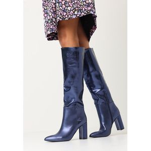 Mexx High Boot Krystal - Dames - Indigo - Maat 39 - Dames laarzen