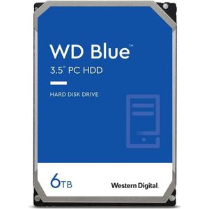 Western Digital WD Blue - Interne SATA Harde Schijf 3.5'' - 6 TB