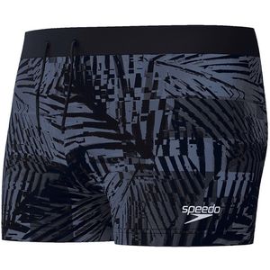 Speedo heren aquashort valmilton palm zwart & grijs