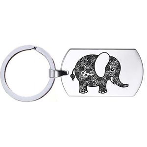 Sleutelhanger RVS - Olifant