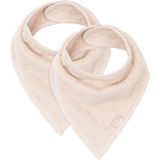 Jollein Slab Bandana - Pale Pink - 2 Stuks